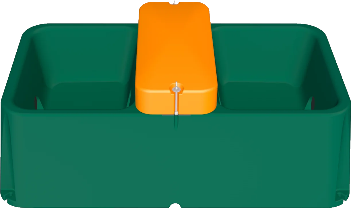 Insulated drinker 100 cm
