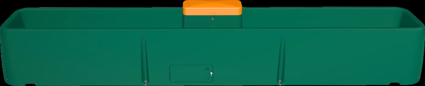 Insulated group drinker 400 cm, high capacity