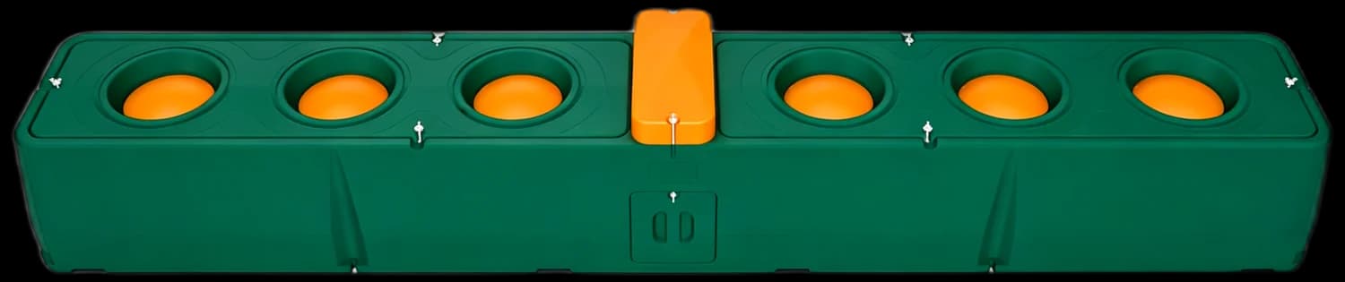 Insulated group drinker 350 cm, covered